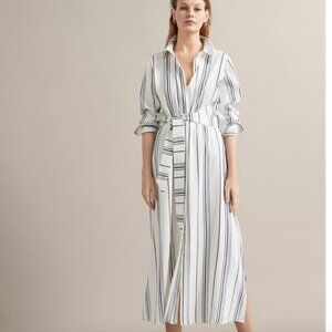 Massimo Dutti Striped Shirt Dress